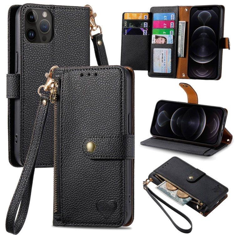 Love Zipper Lanyard Leather Phone Case, For iPhone 7 / 8 / SE 2022, For iPhone 12 / 12 Pro, For iPhone X / XS, For iPhone 7 Plus / 8 Plus