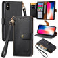 Love Zipper Lanyard Leather Phone Case, For iPhone 7 / 8 / SE 2022, For iPhone 12 / 12 Pro, For iPhone X / XS, For iPhone 7 Plus / 8 Plus