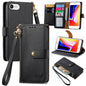 Love Zipper Lanyard Leather Phone Case, For iPhone 14 Pro Max, For iPhone 7 / 8 / SE 2022, For iPhone 13 Pro Max, For iPhone 13 Pro