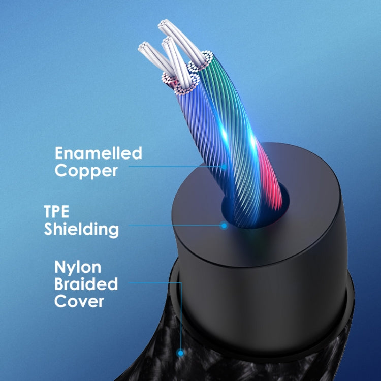 NORTHJO UTM03 Type-C to 3.5mm Audio Aux Jack Headphone Cable, 0.5m, 1m, 1.5m