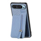 Carbon Fiber Vertical Flip Zipper Phone Case, For Google Pixel 10 / 10 Pro, For Google Pixel 9a, For Google Pixel 9 Pro XL, For Google Pixel 9 / 9 Pro