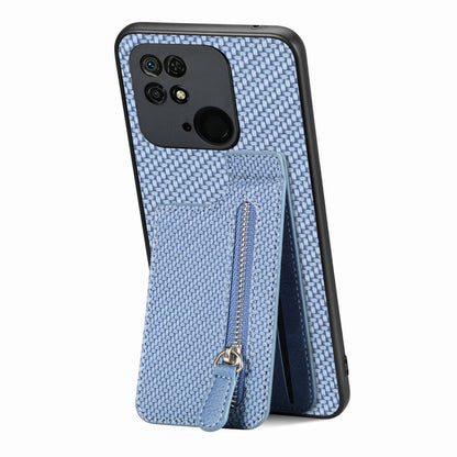 Carbon Fiber Vertical Flip Zipper Phone Case, Series 1