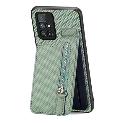 Carbon Fiber Vertical Flip Zipper Phone Case, Series 1