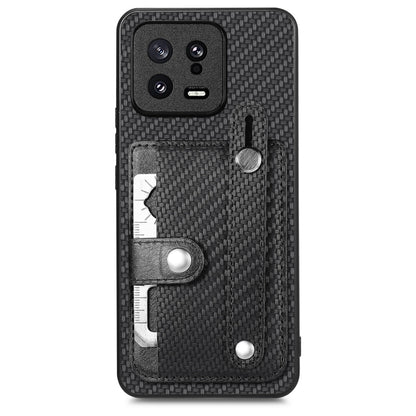 Wristband Kickstand Card Wallet Back Phone Case with Tool Knife