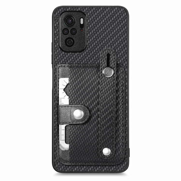 Wristband Kickstand Card Wallet Back Phone Case with Tool Knife