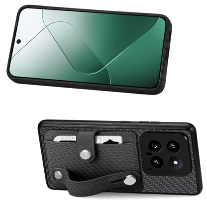 Wristband Kickstand Card Wallet Back Phone Case with Tool Knife