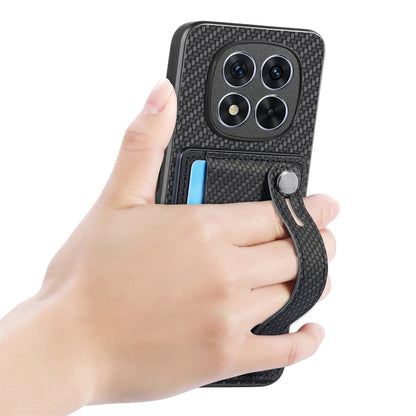 Wristband Kickstand Card Wallet Back Phone Case with Tool Knife