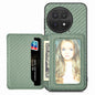 Carbon Fiber Magnetic Card Bag Phone Case, For OnePlus Ace 6 / 6T / 15R, For OnePlus 15, For OnePlus 13