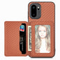 Carbon Fiber Magnetic Card Bag Phone Case, For OnePlus Ace 6 / 6T / 15R, For OnePlus 15, For OnePlus 13
