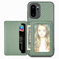 Carbon Fiber Magnetic Card Bag Phone Case, For OnePlus Ace 6 / 6T / 15R, For OnePlus 15, For OnePlus 13