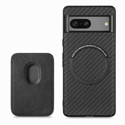 Carbon Fiber Leather Card Magsafe Phone Case