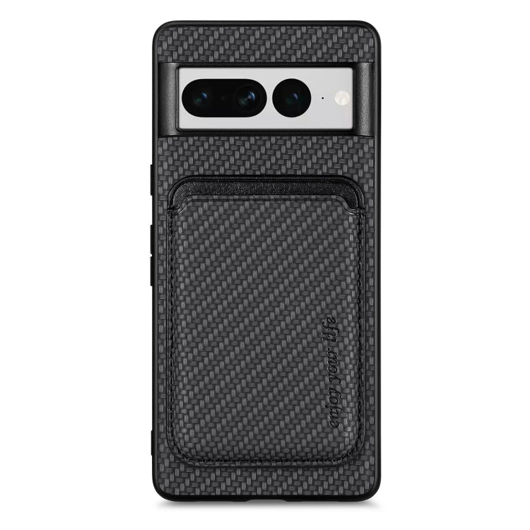 Carbon Fiber Leather Card Magsafe Phone Case