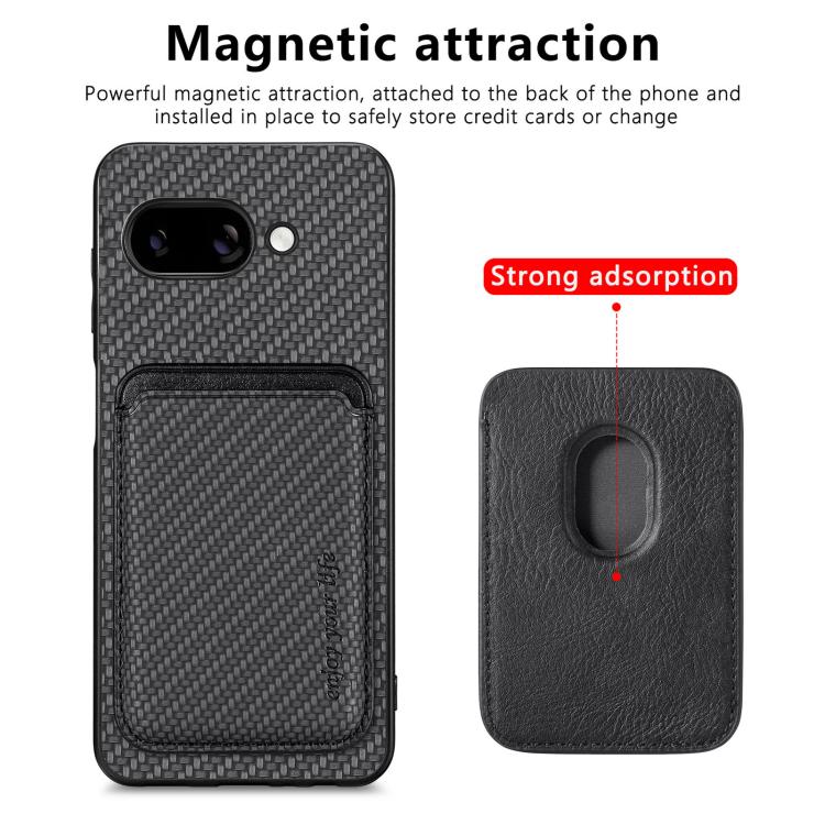 Carbon Fiber Leather Card Magsafe Phone Case
