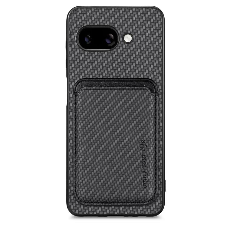 Carbon Fiber Leather Card Magsafe Phone Case, For Google Pixel 9 Pro XL, For Google Pixel 10 / 10 Pro, For Google Pixel 9 / 9 Pro, For Google Pixel 9a