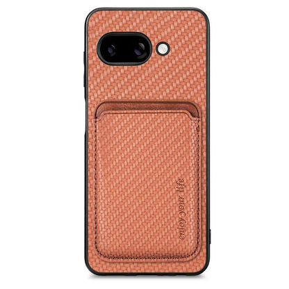 Carbon Fiber Leather Card Magsafe Phone Case, For Google Pixel 9 Pro XL, For Google Pixel 10 / 10 Pro, For Google Pixel 9 / 9 Pro, For Google Pixel 9a