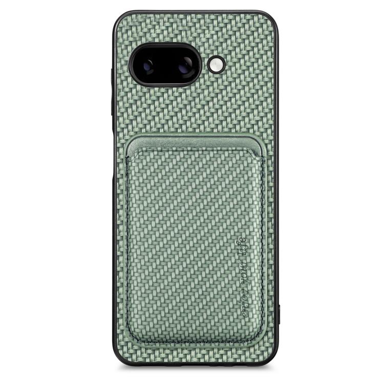 Carbon Fiber Leather Card Magsafe Phone Case, For Google Pixel 9 Pro XL, For Google Pixel 10 / 10 Pro, For Google Pixel 9 / 9 Pro, For Google Pixel 9a