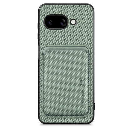 Carbon Fiber Leather Card Magsafe Phone Case, For Google Pixel 9 Pro XL, For Google Pixel 10 / 10 Pro, For Google Pixel 9 / 9 Pro, For Google Pixel 9a