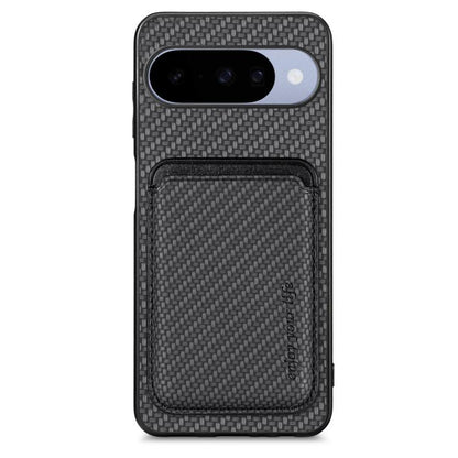 Carbon Fiber Leather Card Magsafe Phone Case, For Google Pixel 11 Pro XL, For Google Pixel 11, For Google Pixel 11 Pro, For Google Pixel 10 Pro XL