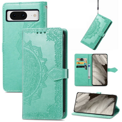 Mandala Flower Embossed Leather Phone Case