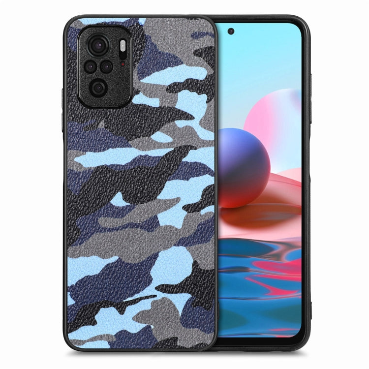 Camouflage Leather Back Cover Phone Case