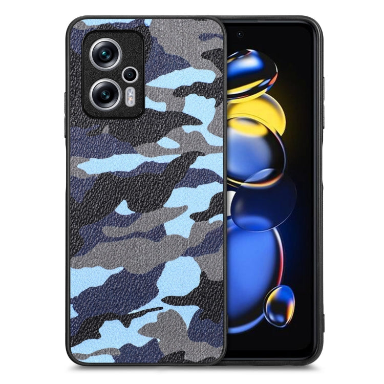 Camouflage Leather Back Cover Phone Case