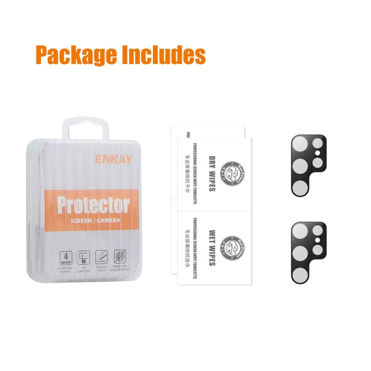 2pcs ENKAY Hat-Prince 9H Rear Camera Lens Tempered Glass Film, For Samsung Galaxy S25 Ultra 5G, For Samsung Galaxy A16 5G, For Samsung Galaxy S24 FE 5G, For Samsung Galaxy M35, For Samsung Galaxy Z Flip6, For Samsung Galaxy Z Fold6                     ...