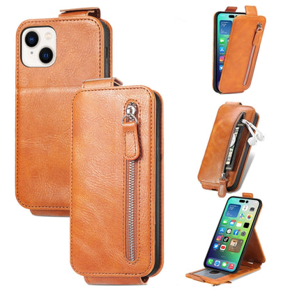 Zipper Wallet Vertical Flip Leather Phone Case