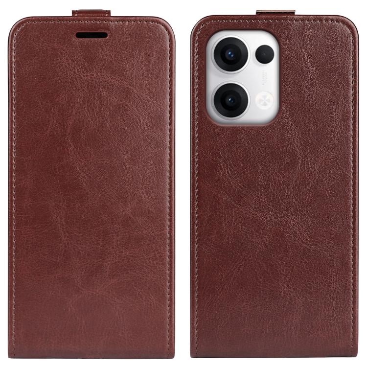 R64 Texture Single Vertical Flip Leather Phone Case