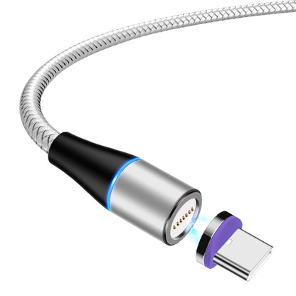 ENKAY ENK-CB1391 5A USB to Type-C Magnetic Fast Charging Data Cable with LED Light, Length: 1m, 1m 5A USB to Type-C