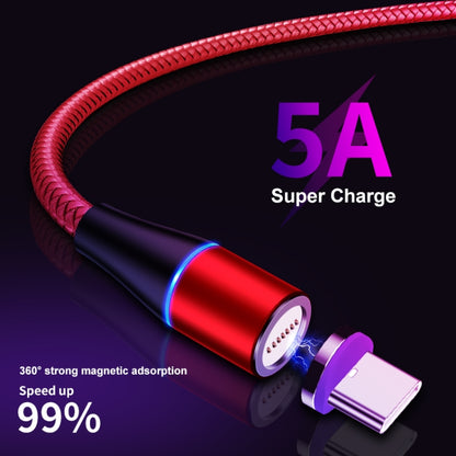 ENKAY ENK-CB1391 5A USB to Type-C Magnetic Fast Charging Data Cable with LED Light, Length: 1m, 1m 5A USB to Type-C