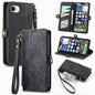 Geometric Zipper Wallet Side Buckle Leather Phone Case, For iPhone 18 Pro / 17 Pro, For iPhone 18 Pro Max / 17 Pro Max, For iPhone 17e / 16e, For iPhone 17