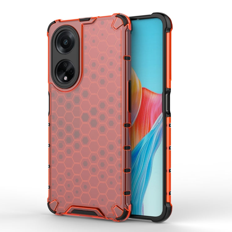 Shockproof Honeycomb Phone Case, For OPPO Reno12 Pro Global, For OPPO Reno12 Global, For OPPO Reno11 F, For OPPO A98 5G / A1 5G