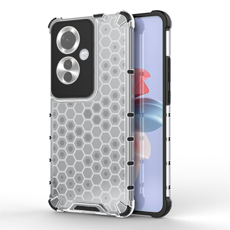 Shockproof Honeycomb Phone Case, For OPPO Reno12 Pro Global, For OPPO Reno12 Global, For OPPO Reno11 F, For OPPO A98 5G / A1 5G
