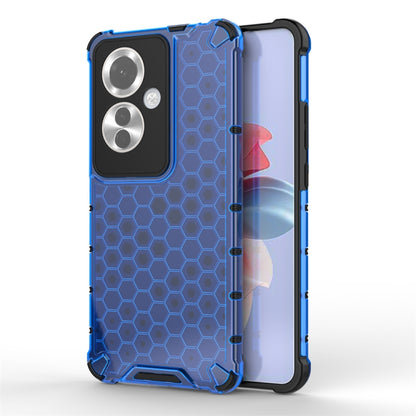 Shockproof Honeycomb Phone Case, For OPPO Reno12 Pro Global, For OPPO Reno12 Global, For OPPO Reno11 F, For OPPO A98 5G / A1 5G