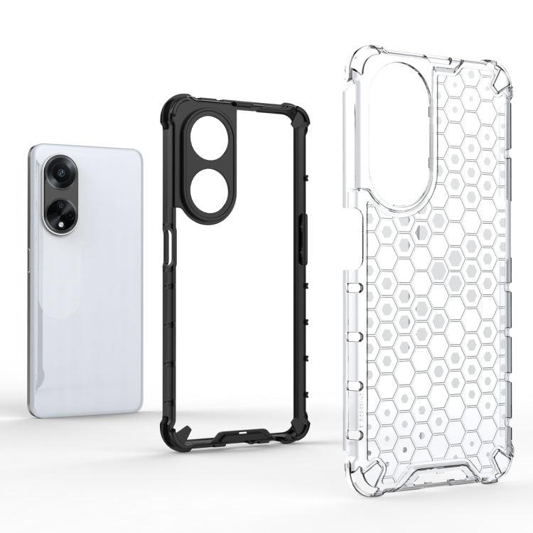 Shockproof Honeycomb Phone Case, For OPPO Reno12 Pro Global, For OPPO Reno12 Global, For OPPO Reno11 F, For OPPO A98 5G / A1 5G