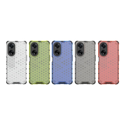 Shockproof Honeycomb Phone Case, For OPPO Reno12 Pro Global, For OPPO Reno12 Global, For OPPO Reno11 F, For OPPO A98 5G / A1 5G