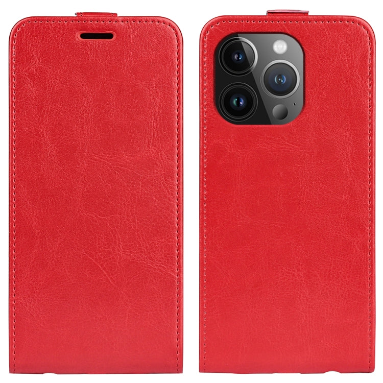 R64 Texture Single Vertical Flip Leather Phone Case