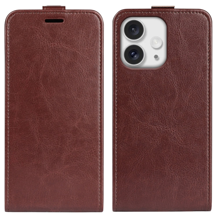 R64 Texture Single Vertical Flip Leather Phone Case