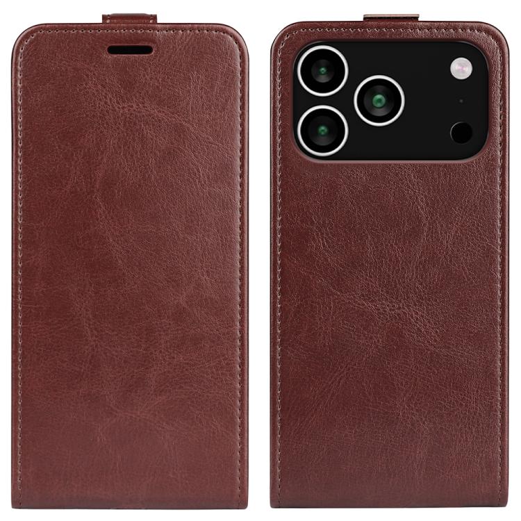 R64 Texture Single Vertical Flip Leather Phone Case