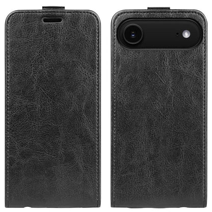 R64 Texture Single Vertical Flip Leather Phone Case, For iPhone 17e / 16e, For iPhone 17 Pro Max, For iPhone 17 Pro, For iPhone 17, For iPhone Air, For iPhone 16 Pro Max