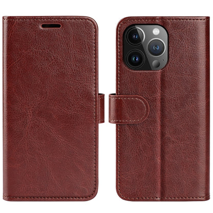 R64 Texture Horizontal Flip Leather Phone Case