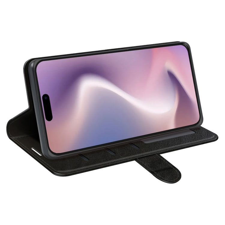 R64 Texture Horizontal Flip Leather Phone Case