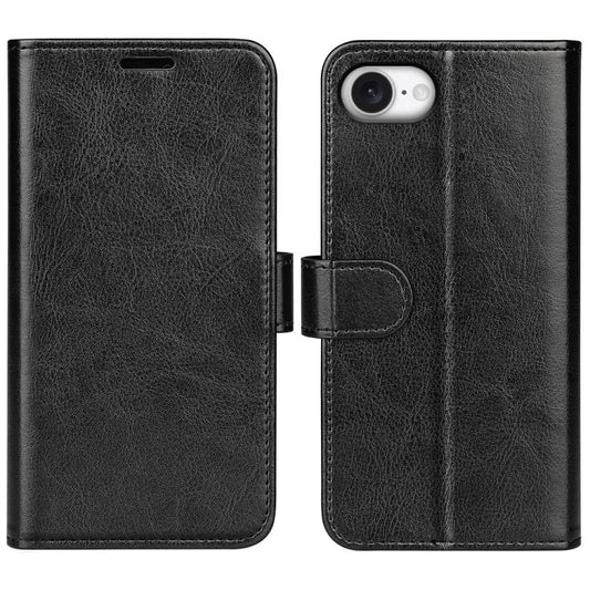 R64 Texture Horizontal Flip Leather Phone Case, For iPhone 17e / 16e, For iPhone 17 Pro Max, For iPhone 17 Pro, For iPhone 17, For iPhone Air, For iPhone 16 Pro Max