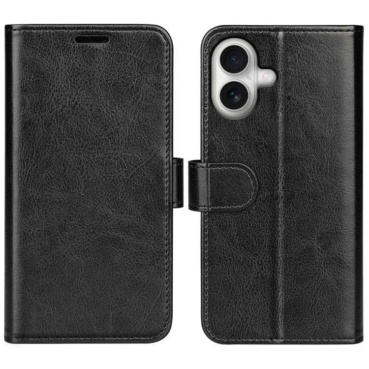 R64 Texture Horizontal Flip Leather Phone Case, For iPhone 17e / 16e, For iPhone 17 Pro Max, For iPhone 17 Pro, For iPhone 17, For iPhone Air, For iPhone 16 Pro Max
