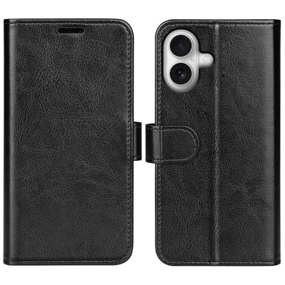 R64 Texture Horizontal Flip Leather Phone Case, For iPhone 17e / 16e, For iPhone 17 Pro Max, For iPhone 17 Pro, For iPhone 17, For iPhone Air, For iPhone 16 Pro Max