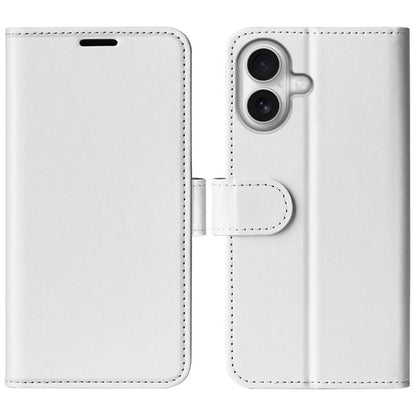 R64 Texture Horizontal Flip Leather Phone Case, For iPhone 17e / 16e, For iPhone 17 Pro Max, For iPhone 17 Pro, For iPhone 17, For iPhone Air, For iPhone 16 Pro Max