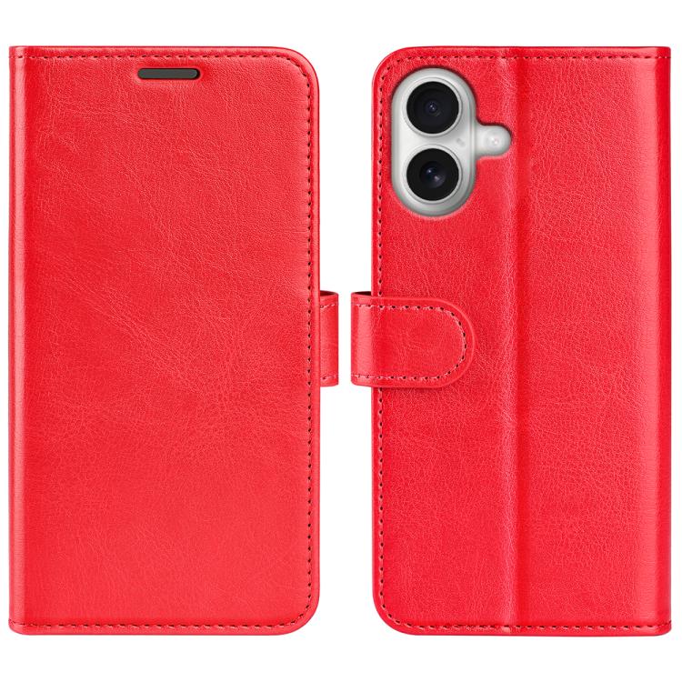 R64 Texture Horizontal Flip Leather Phone Case, For iPhone 17e / 16e, For iPhone 17 Pro Max, For iPhone 17 Pro, For iPhone 17, For iPhone Air, For iPhone 16 Pro Max