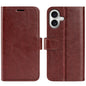 R64 Texture Horizontal Flip Leather Phone Case, For iPhone 17e / 16e, For iPhone 17 Pro Max, For iPhone 17 Pro, For iPhone 17, For iPhone Air, For iPhone 16 Pro Max