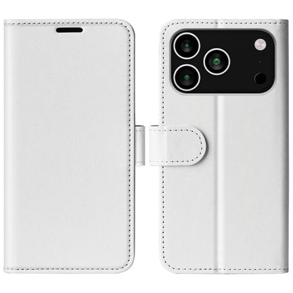 R64 Texture Horizontal Flip Leather Phone Case, For iPhone 17e / 16e, For iPhone 17 Pro Max, For iPhone 17 Pro, For iPhone 17, For iPhone Air, For iPhone 16 Pro Max