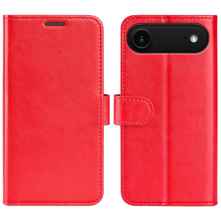R64 Texture Horizontal Flip Leather Phone Case, For iPhone 17e / 16e, For iPhone 17 Pro Max, For iPhone 17 Pro, For iPhone 17, For iPhone Air, For iPhone 16 Pro Max